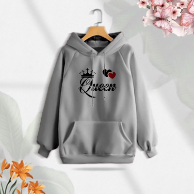 Premium Comfortable (Gray -Queen) Ladies winter hoodie